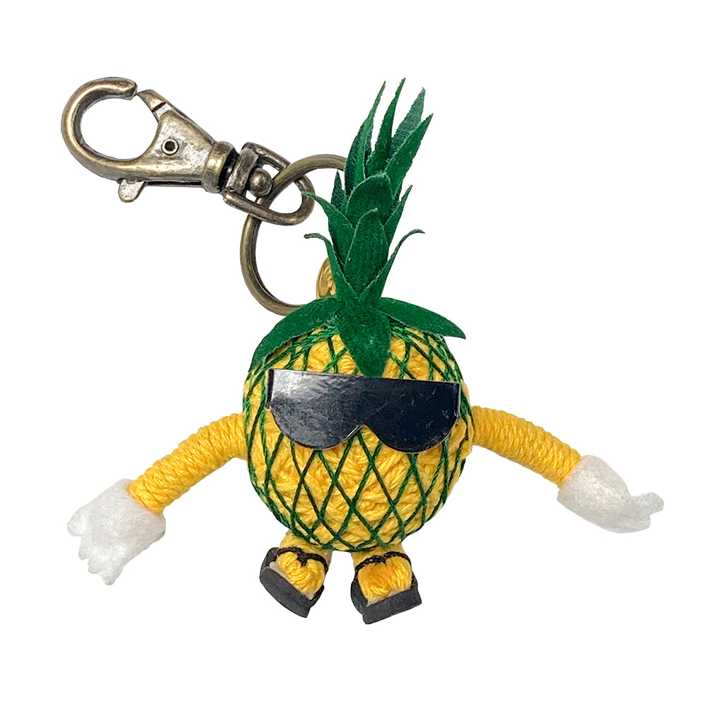 Hawaiian Pineapple String Keychain
