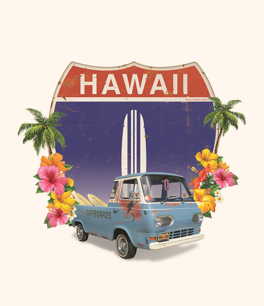 Hawaiii HWY 1 Van Tote Bag