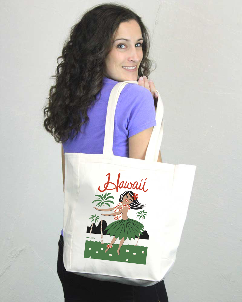 Hula Girl Tote