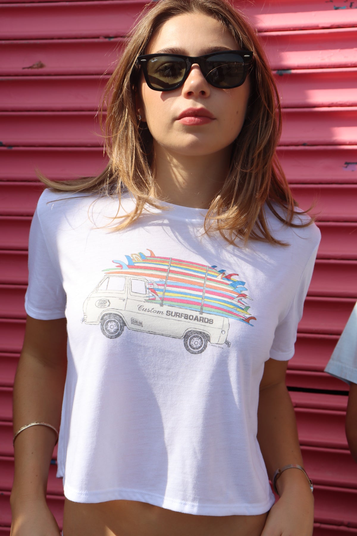 Clark Foam Stack Women's Crop Top T-Shirt