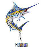 Marlin License Plate Men's T-Shirt