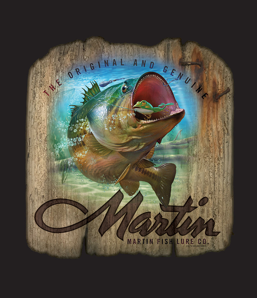 Martin Lure on Wood T-Shirt