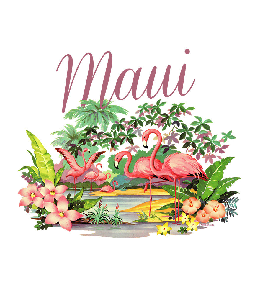 Maui Flamingos T-Shirt