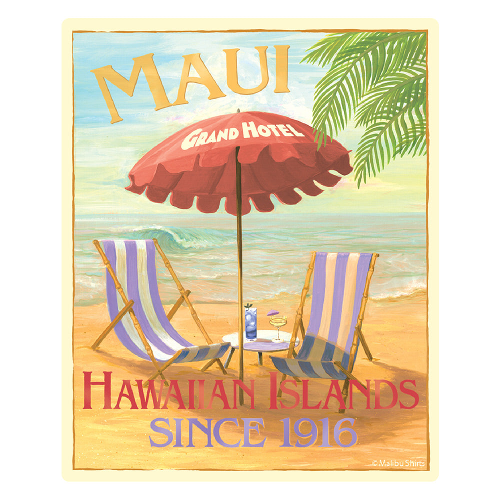 Maui Grand Hotel Sticker