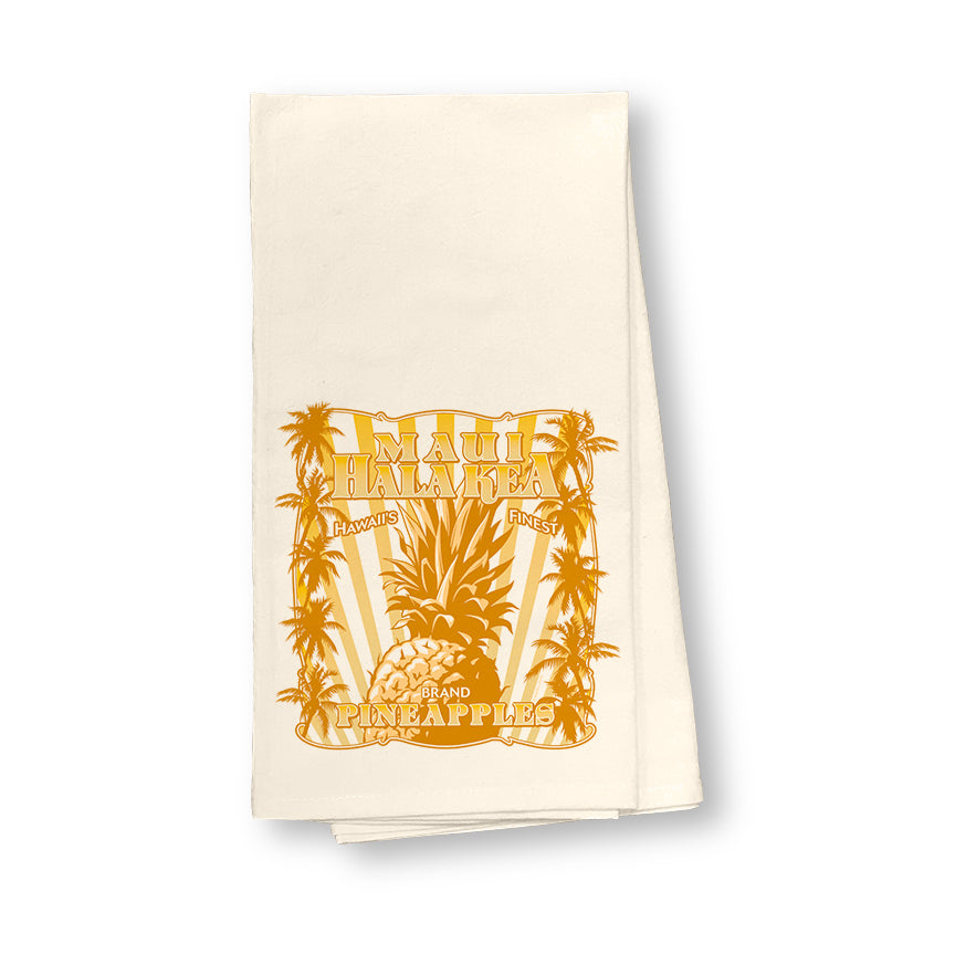 Maui Halakea Brand Pineapples Dish Towel