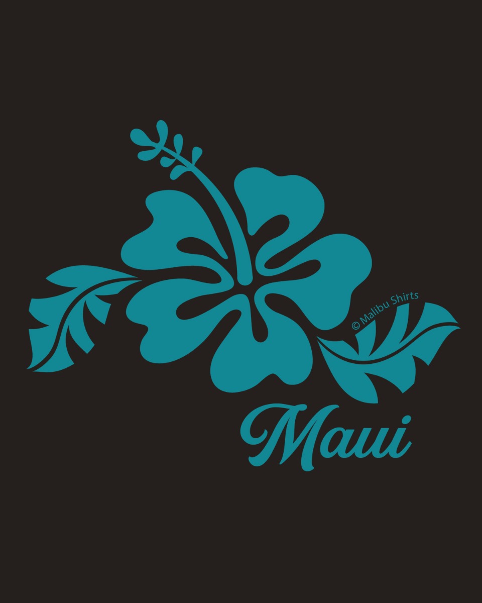 Maui Hibiscus Long Sleeve T-Shirt 