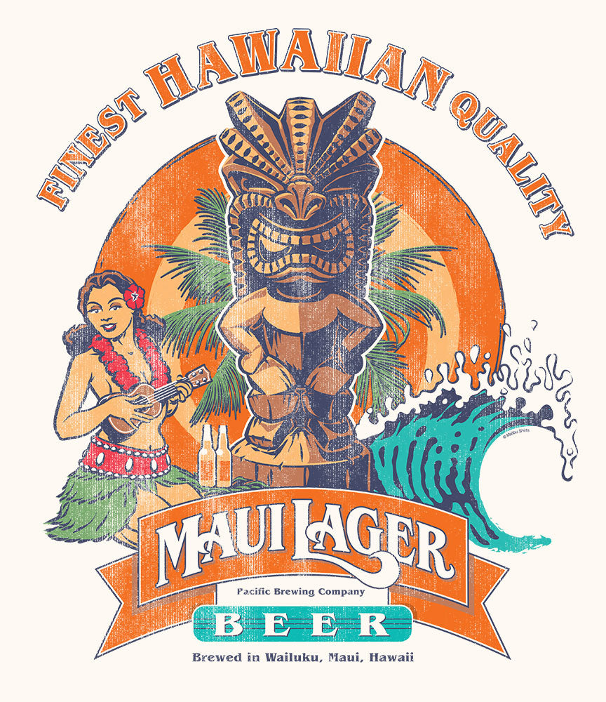 Maui Lager Tiki T-Shirt