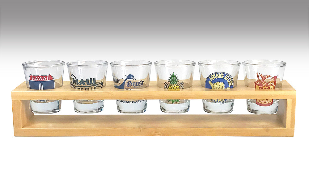 Maui & Ohahu Shot Glass Collection