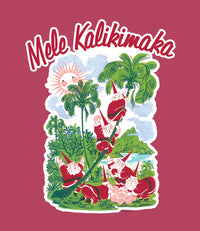 Mele Kalikimaka Vintage Red T-Shirt