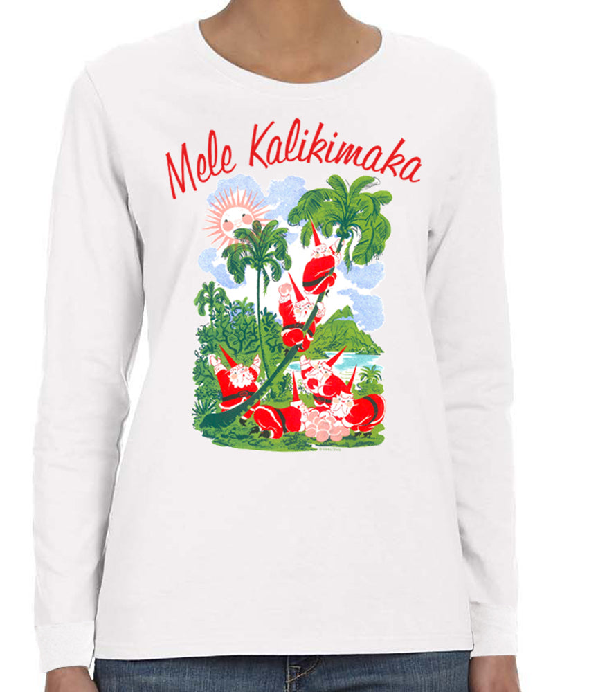 Mele Kalikimaka Women's Long Sleeve