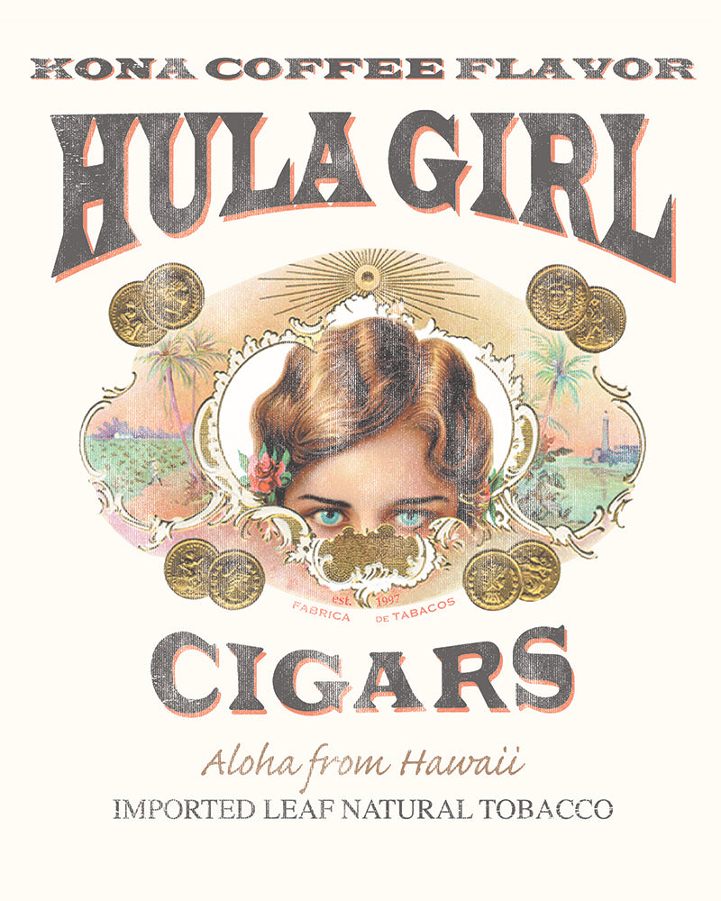 Men's Hula Girl Cigars T-Shirt