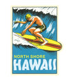 North Shore Surfer Sticker
