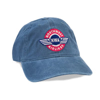 Northwest Airlines Vintage Logo Adjustable Hat
