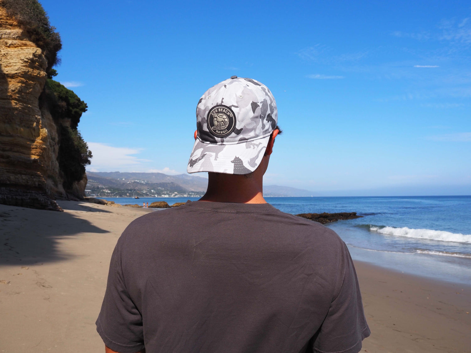 Dog Beach Camo Adjustable Hat