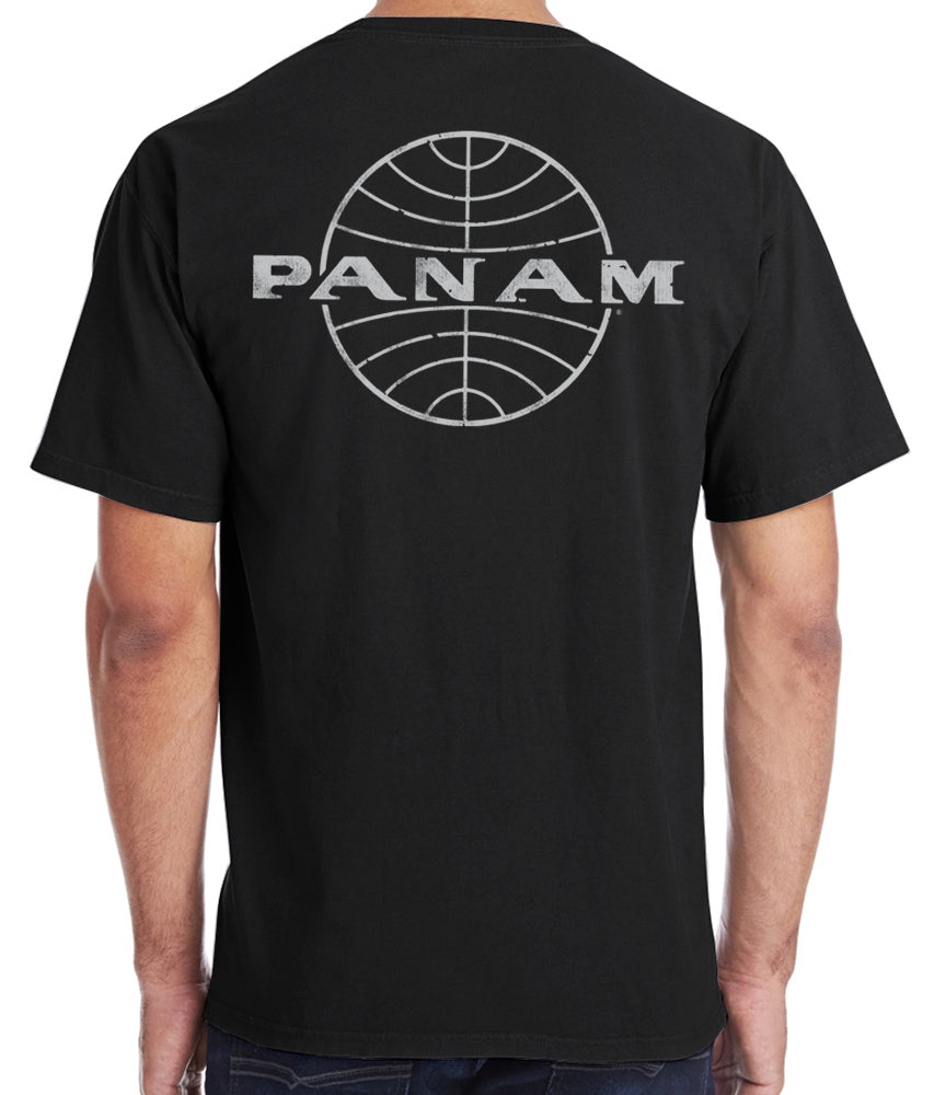 Pan Am Globe Black T-Shirt