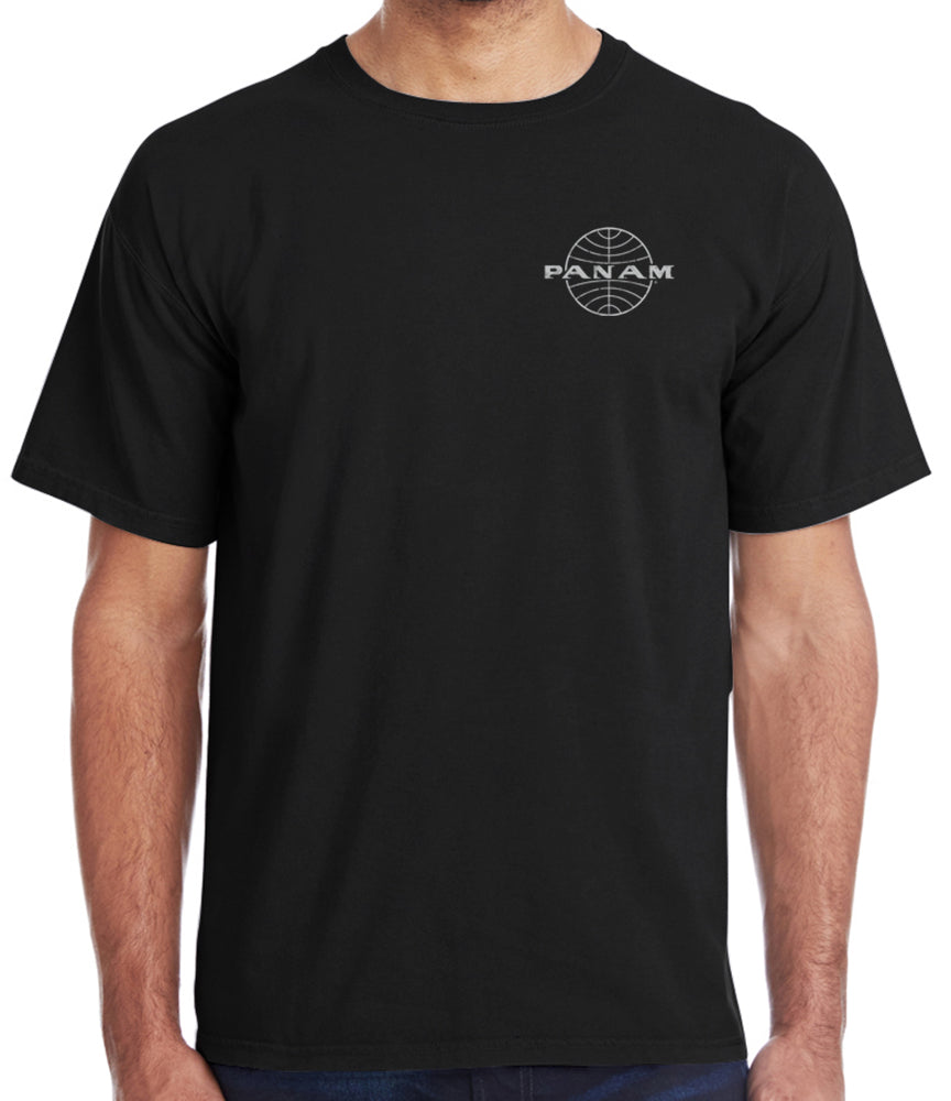 Pan Am Globe Black T-Shirt