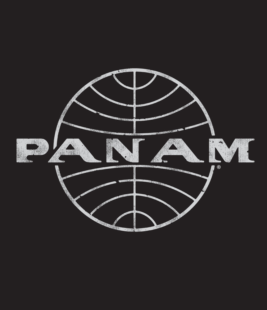 Pan Am Globe Black Unisex T-Shirt