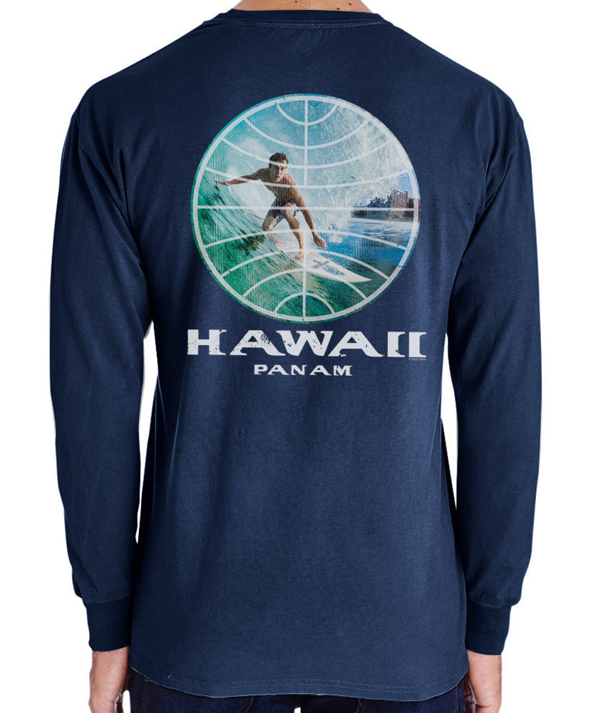 Pan Am Globe Surfer Long Sleeve T-Shirt