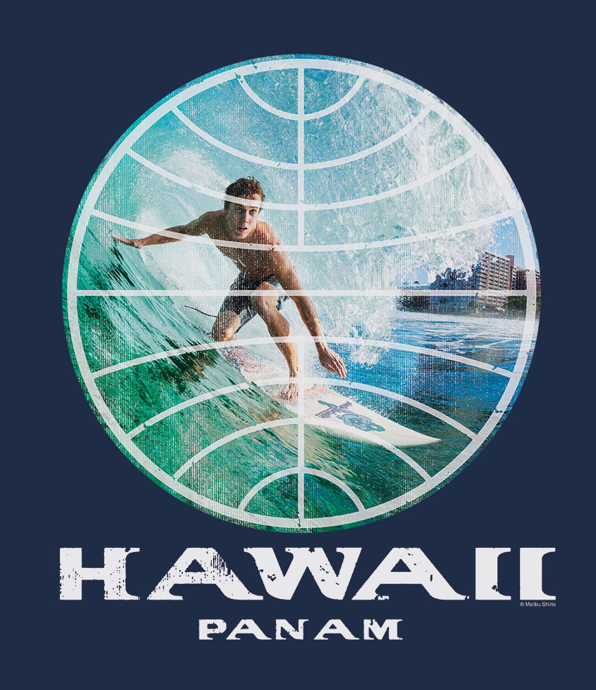 Pan Am Globe Surfer Long Sleeve T-Shirt