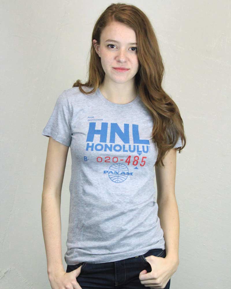 Pan Am HNL Ticket Women's Shirt