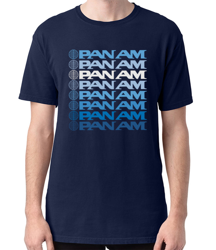 Pan Am Retro Logo Stack T-Shirt