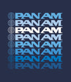 Pan Am Retro Logo Stack T-Shirt