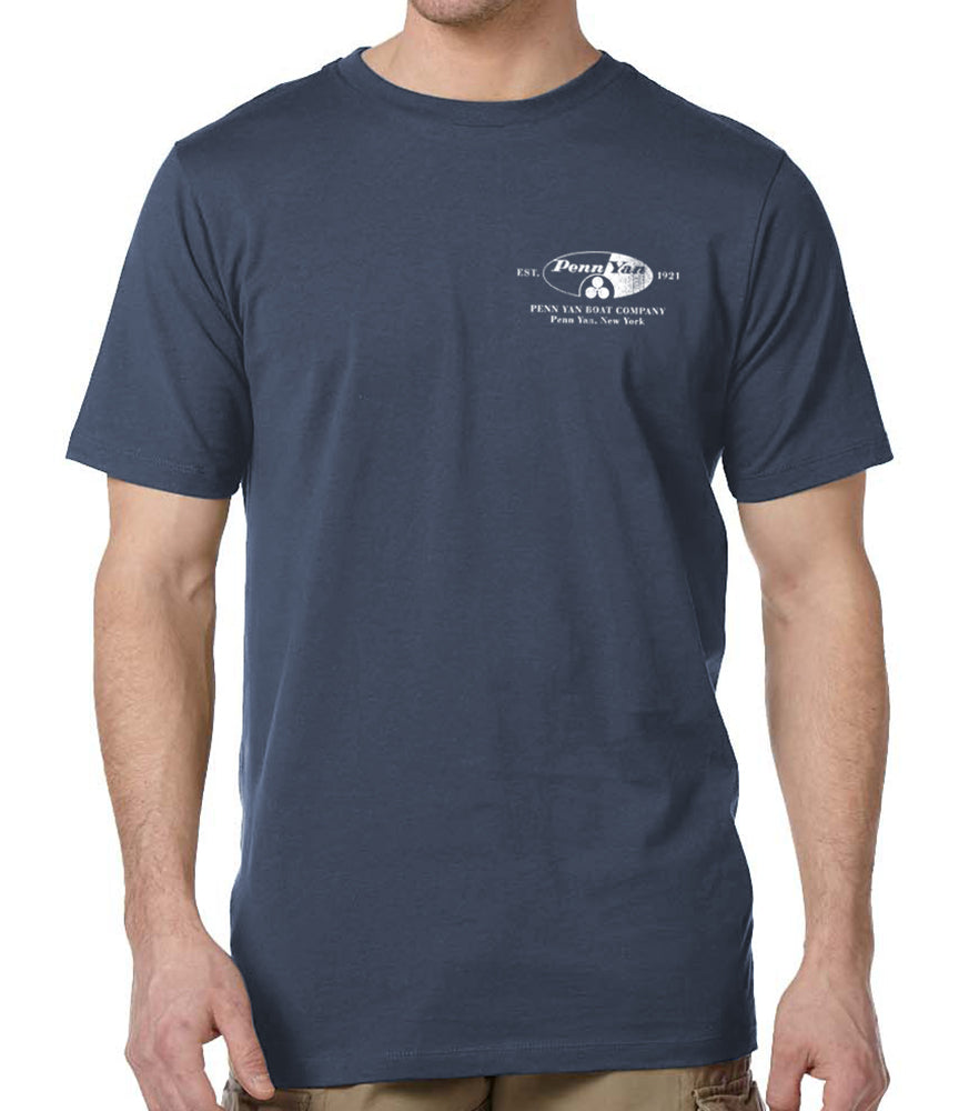 Penn Yan 1938 Runabout Blueprint T-Shirt