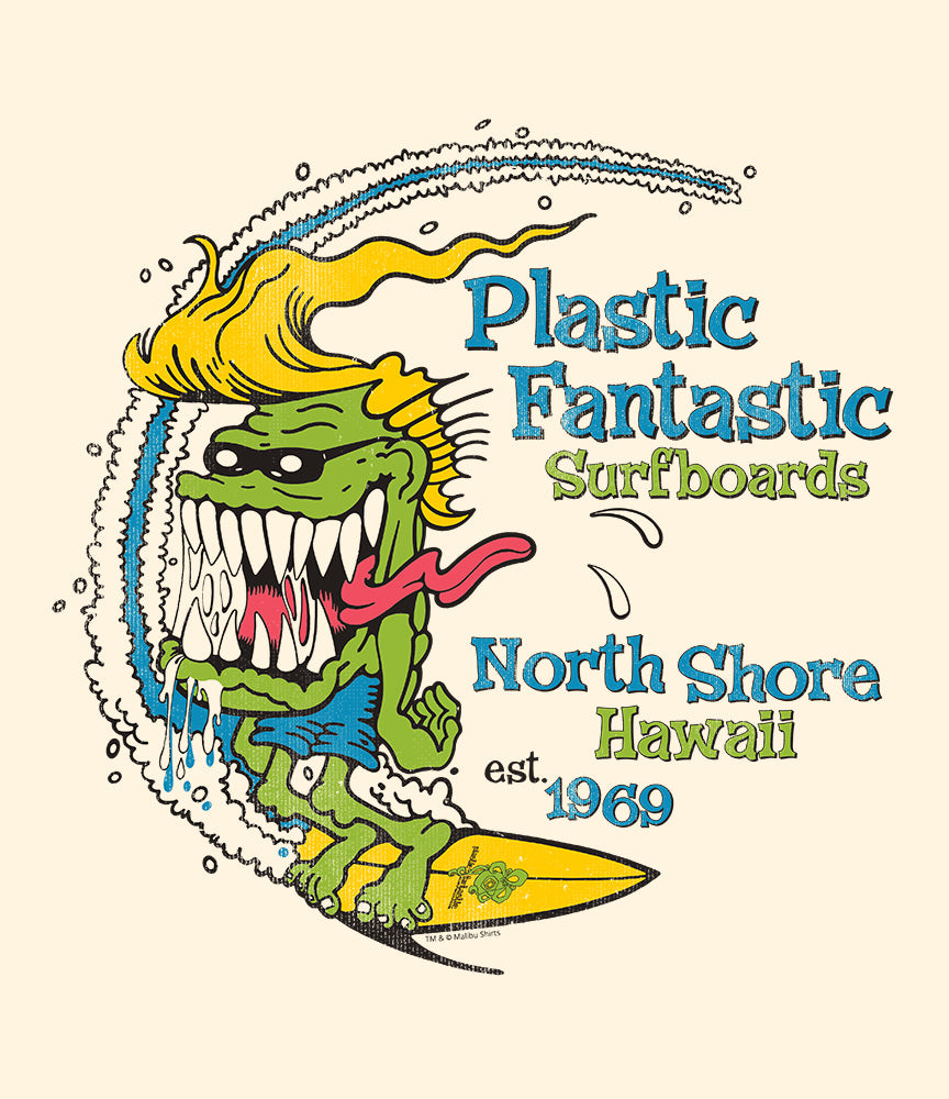 Plastic Fantastic Surf Monster T-Shirt