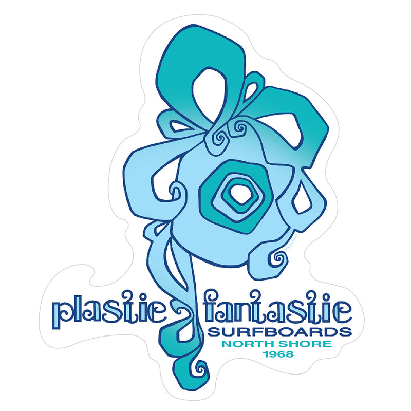 Plastic Fantastic Surfboards Sticker