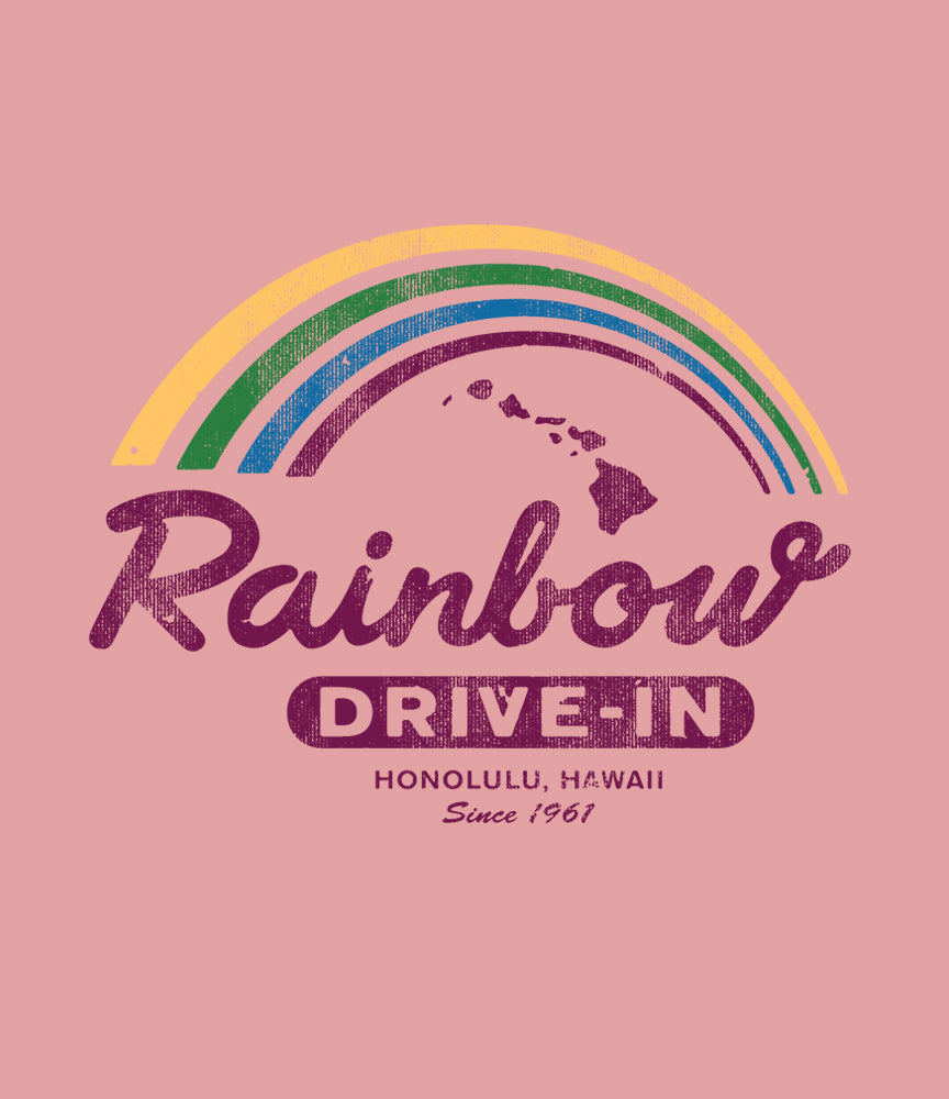 Rainbow Drive-In Retro Islands V-Neck T-Shirt