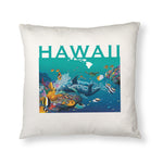 Rainbow Sea Throw Pillow Cover