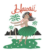 Retro Hula Girl Women's T-Shirt