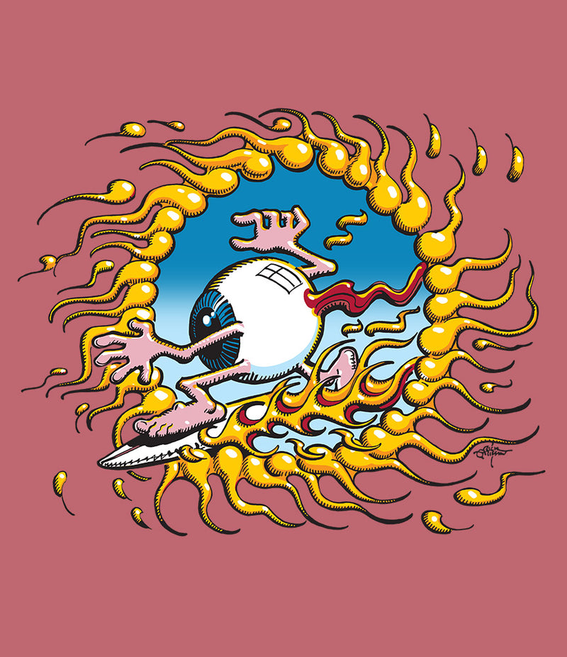 Rick Griffin Surfing Eyeball Men's T-Shirt