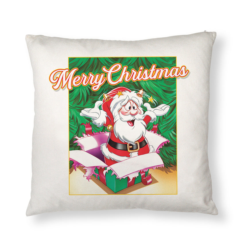 Santa in the Box Pillow case