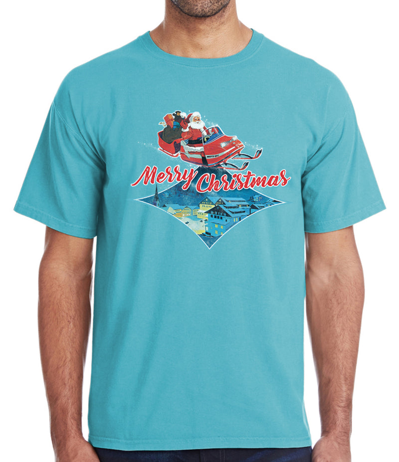Santa's Moto Ski T-Shirt