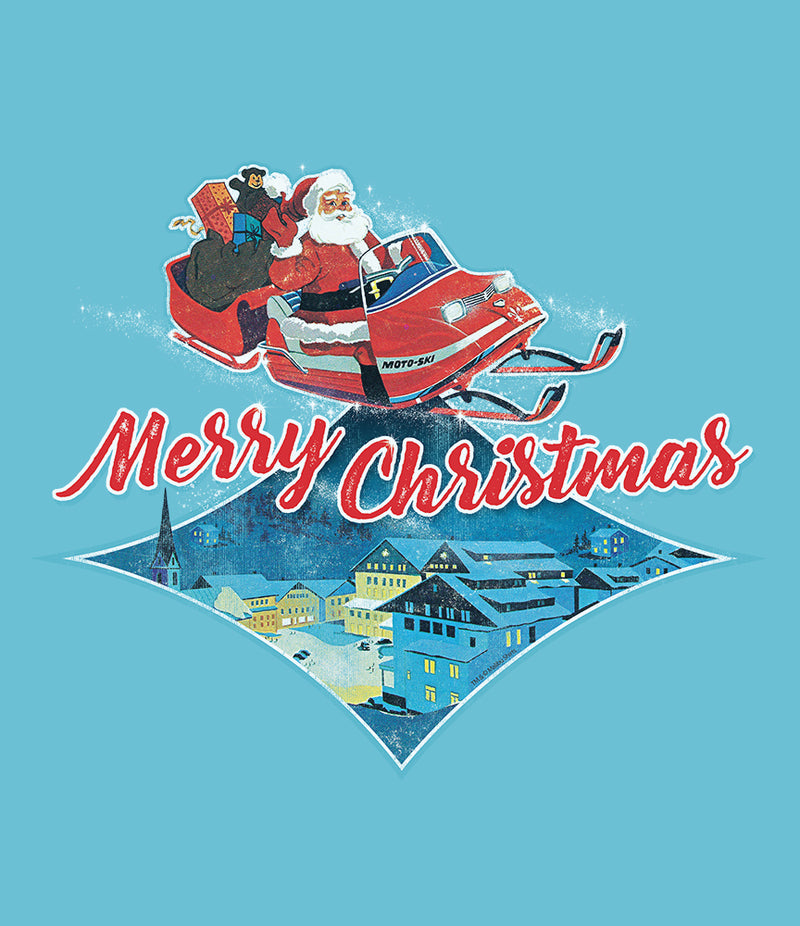 Santa's Moto Ski T-Shirt