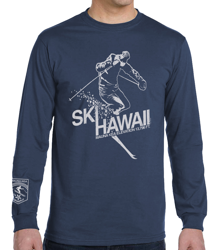 Men's Ski Hawaii Long Sleeve T-Shirt – Malibu Shirts