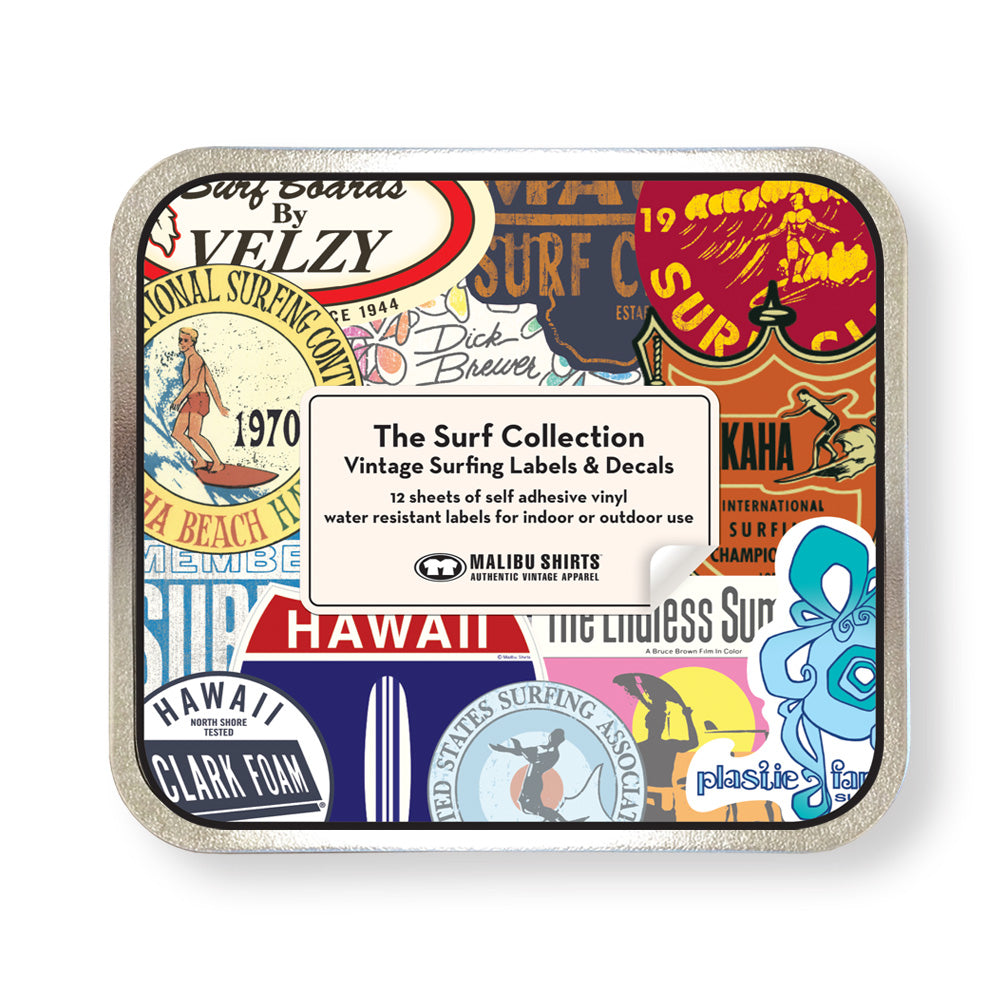 Surf Sticker Tin