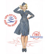 TWA Retro Pin-Up T-Shirt