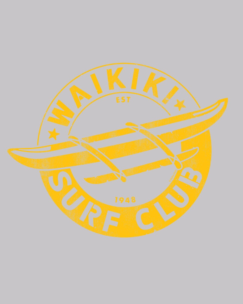 Waikiki Surf Club 1948 Retro T-Shirt