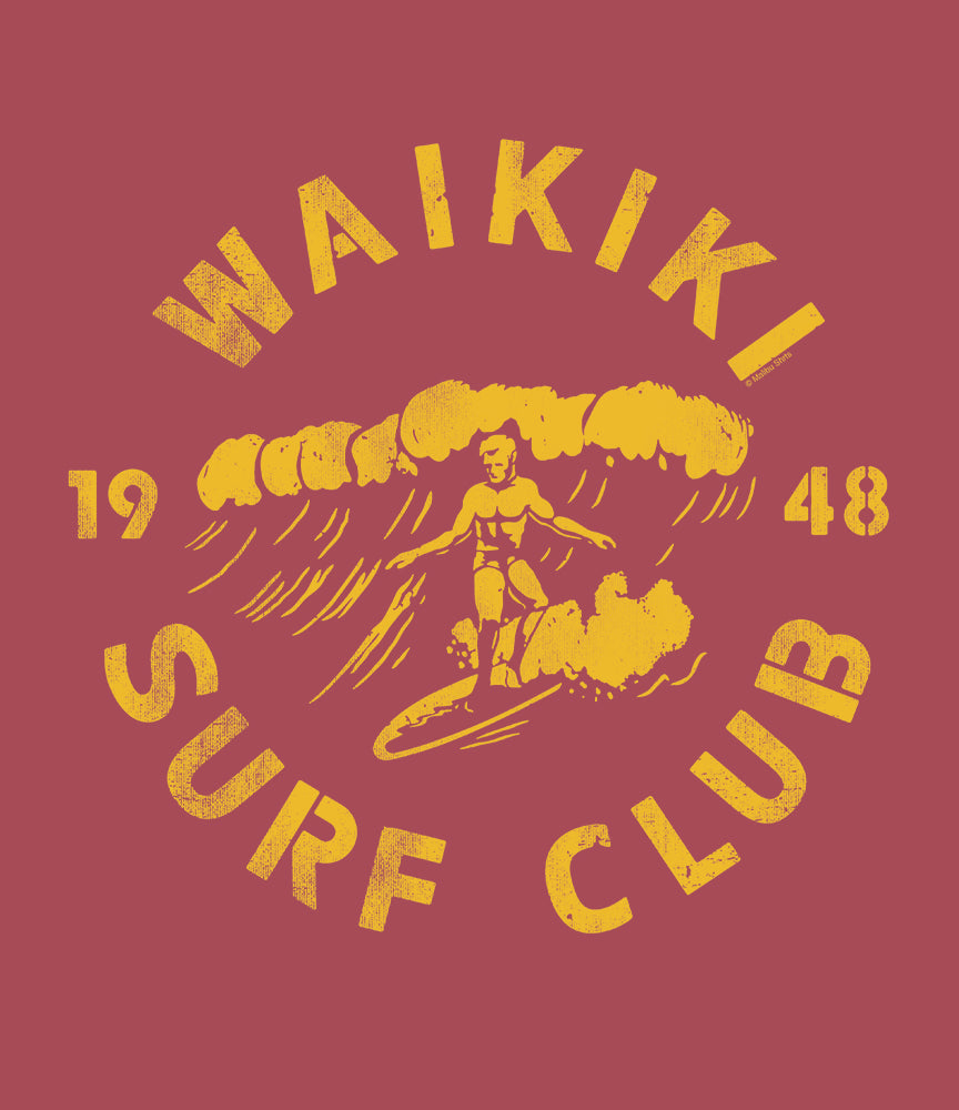 Waikiki Surf Club 48 T-Shirt