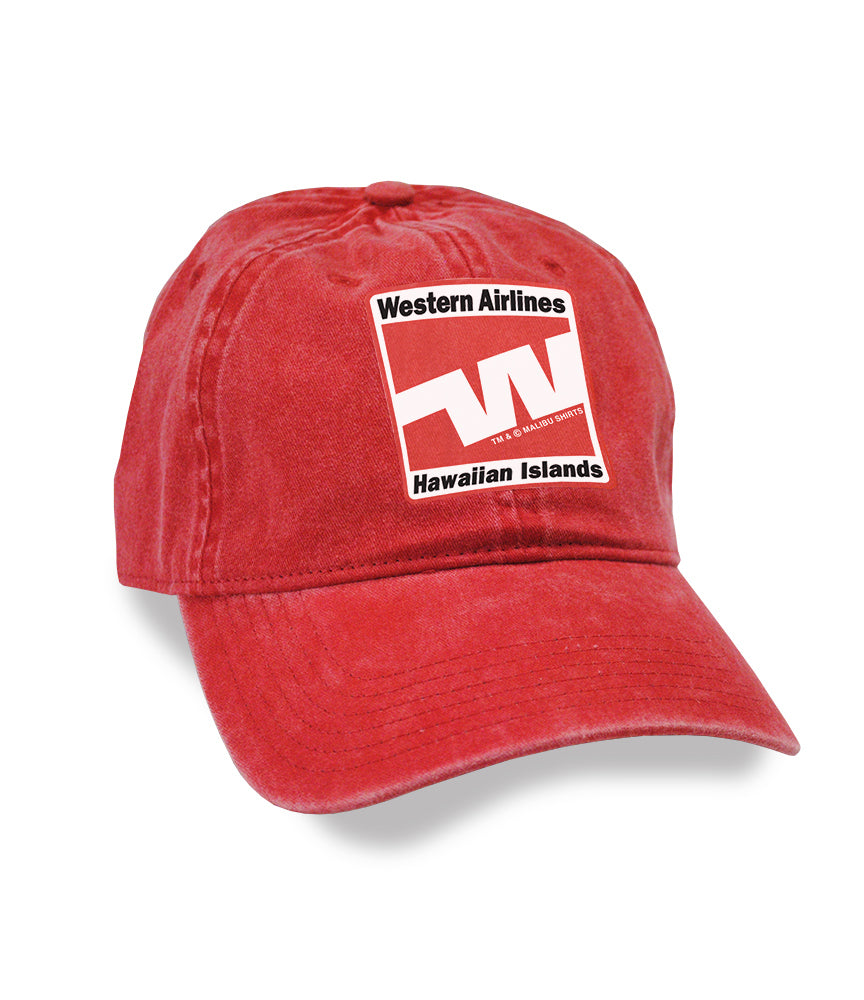Western Airlines Logo Adjustable Hat