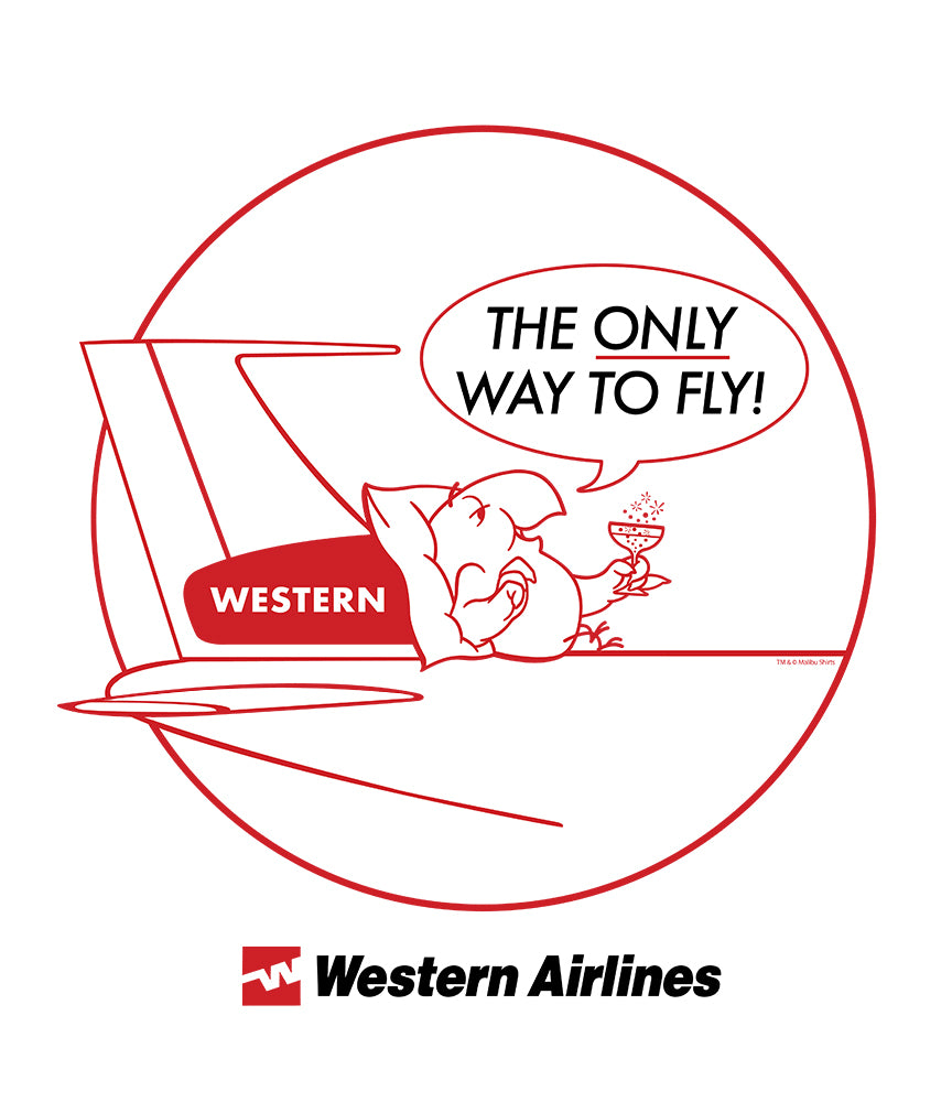 Western Airlines Wally T-Shirt
